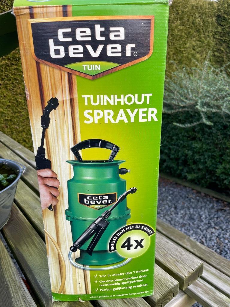 Tuinhout sprayer, Ophalen, Zo goed als nieuw