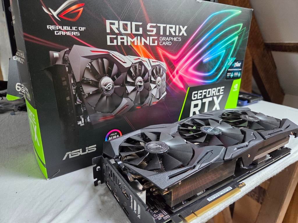 ASUS ROG STRIX-RTX2060-6G-GAMING, Computers en Software, Videokaarten, Ophalen, GDDR6, Nvidia