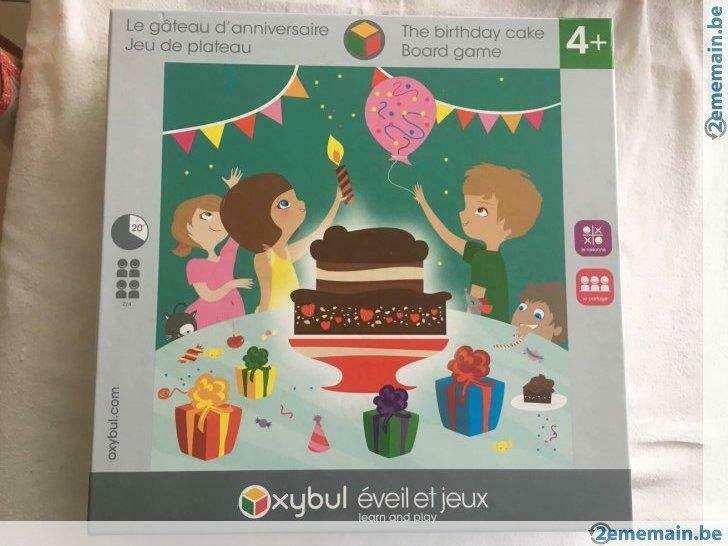 Jeu de société « Gâteau d’anniversaire », Gebruikt