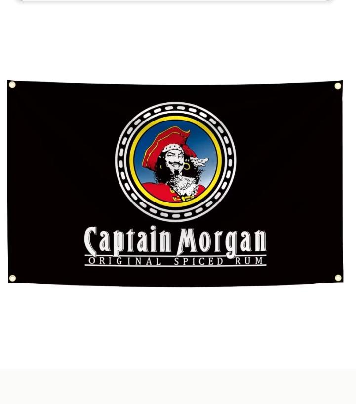 Grote vlaggen Captain Morgan (150x90cm), Ophalen of Verzenden, Nieuw