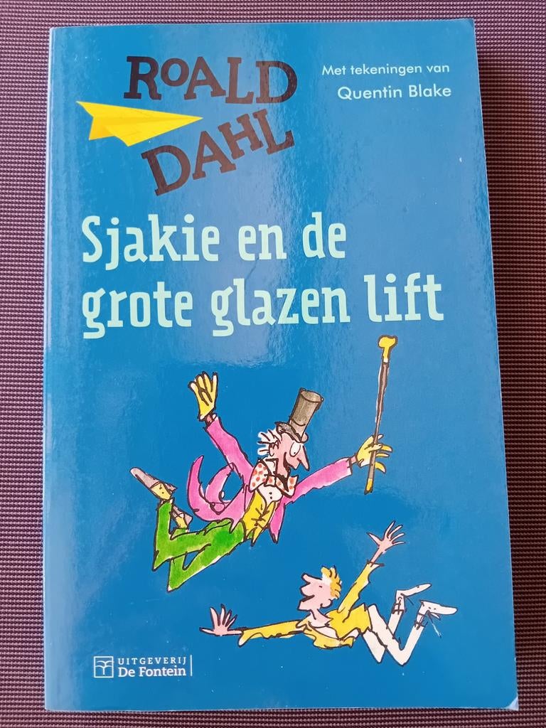 Roald Dahl - Sjakie en de grote glazen lift, Enlèvement ou Envoi, Comme neuf, Roald Dahl
