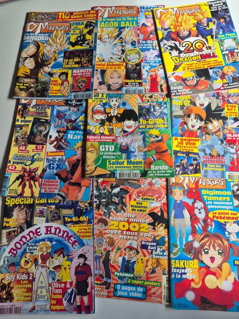 Lot tijdschriften manga, Boeken, Ophalen of Verzenden, Zo goed als nieuw