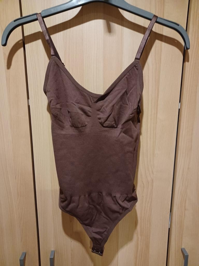 Body marron S/M, Enlèvement ou Envoi, Brun, Body ou Corset
