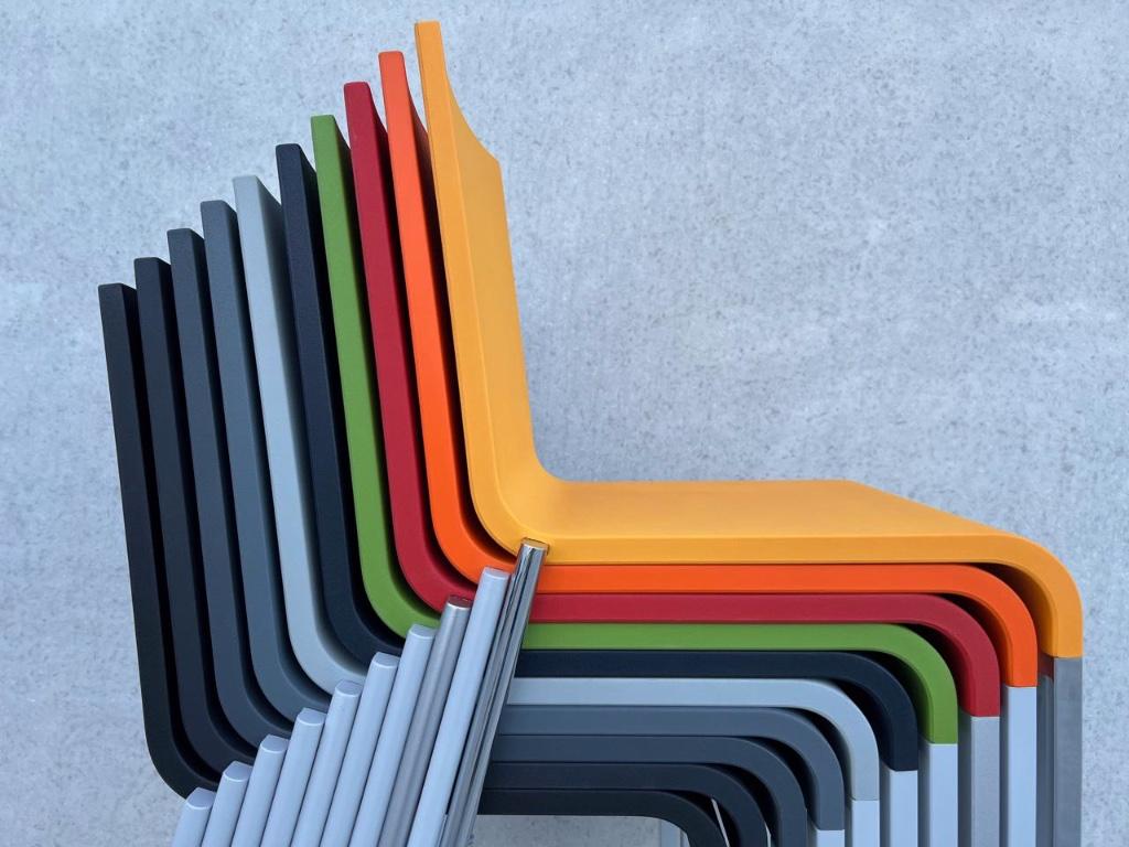 Vitra Van Severen .03 stoelen, groot aantal, veel kleuren, Kunststof, Overige kleuren, Ophalen of Verzenden, Zo goed als nieuw