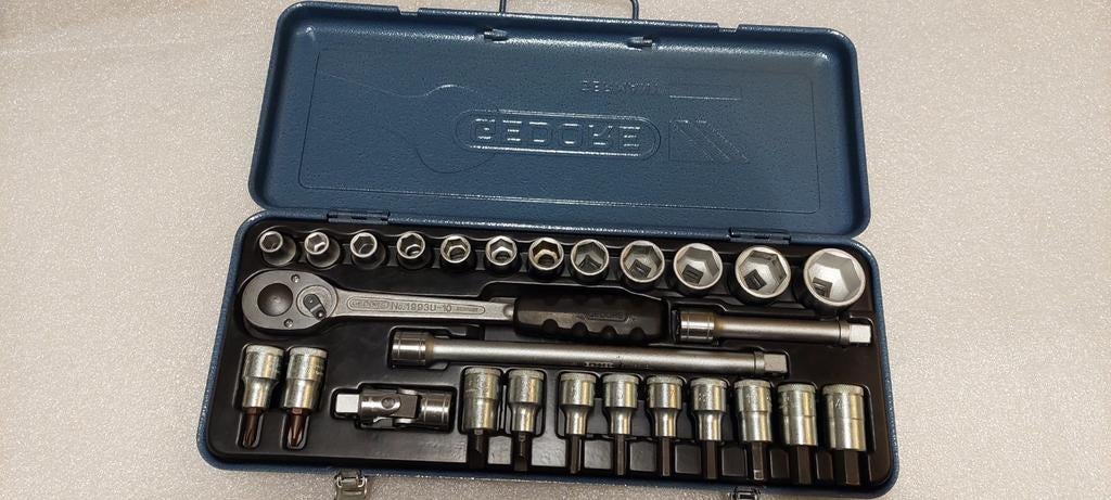Jeu de douilles Gedore 1/2 - 27 pièces, Enlèvement ou Envoi, Comme neuf