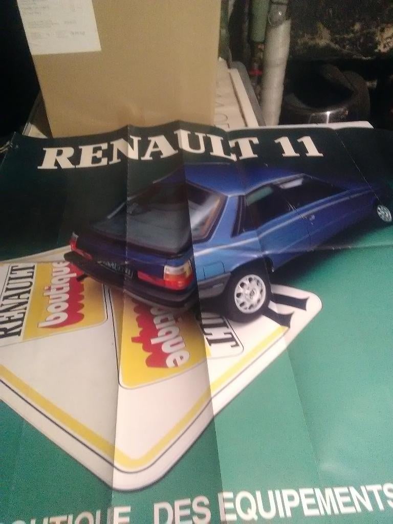 Renault 11 poster publicitaire, Livres, Autos | Brochures & Magazines, Enlèvement ou Envoi, Utilisé, Renault