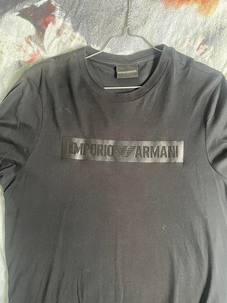 Tshirt Emporio Armani maat m, Kleding | Heren, T-shirts, Maat 48/50 (M), Zwart, Zo goed als nieuw, Ophalen