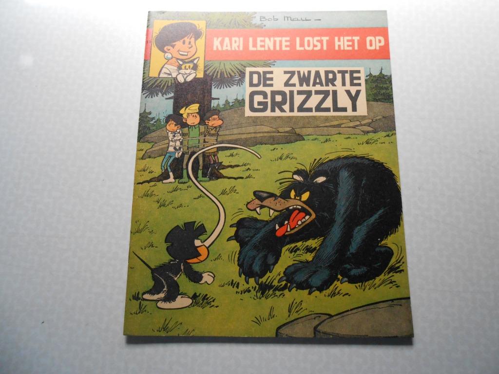 Kari Lente 11 De zwarte grizzly 1967 1 ste druk., Bob Mau, Eén stripboek, Nieuw, Ophalen of Verzenden