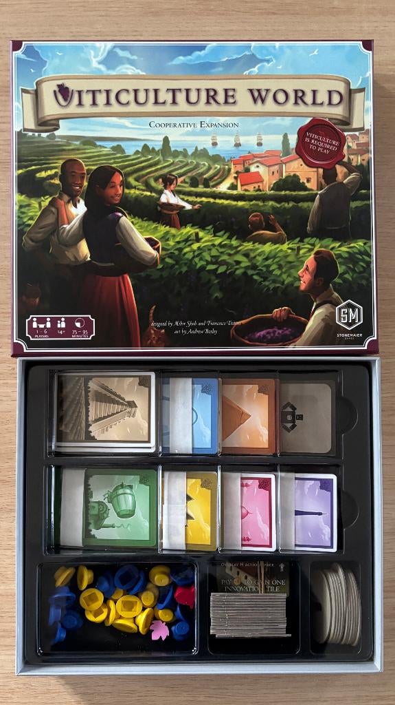 Viticulture World (cooperatieve uitbreiding Viticulture), Vijf spelers of meer, Ophalen of Verzenden, Zo goed als nieuw