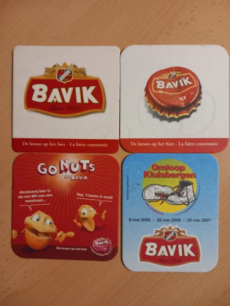 Bierviltjes Bavik (423), Ophalen of Verzenden, Zo goed als nieuw