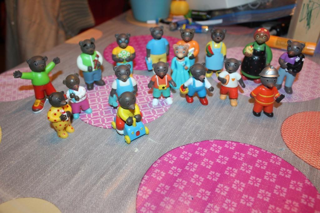 Lot de figurines petit ours brun, Ophalen of Verzenden, Gebruikt