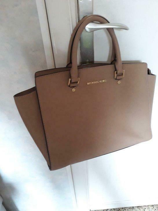 Sac Michael Kors - modele Selma, Envoi, Utilisé, Brun