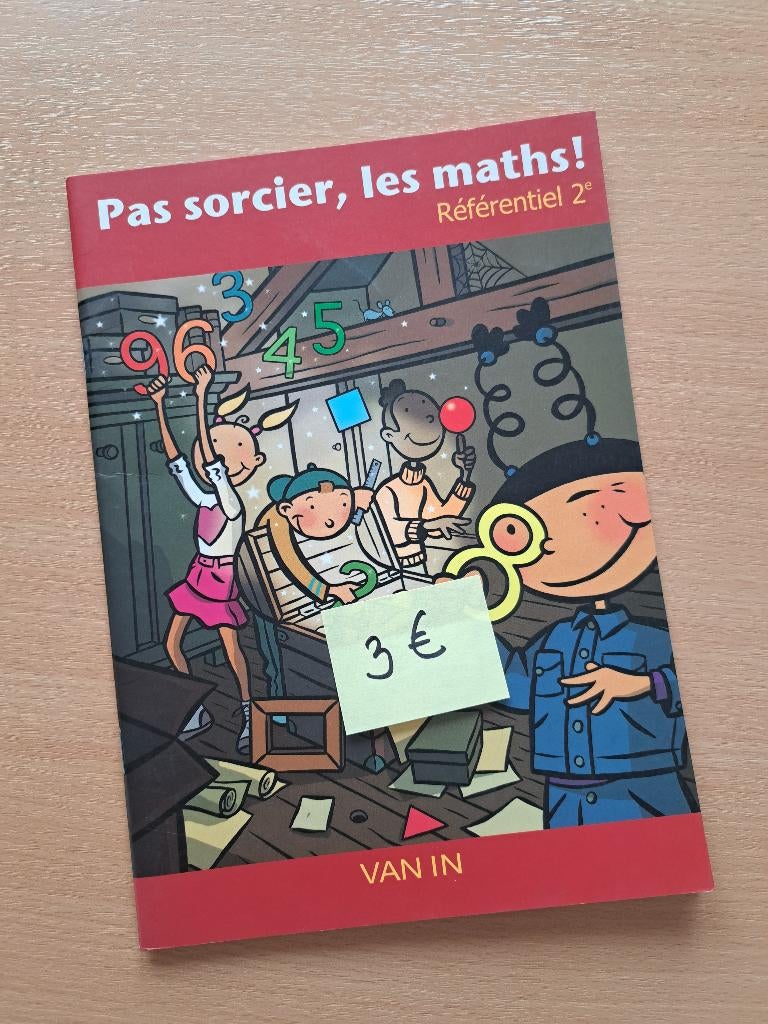Pas sorcier les maths 2 - Manuel scolaire math, Enlèvement, Comme neuf, Primaire, Mathématiques A