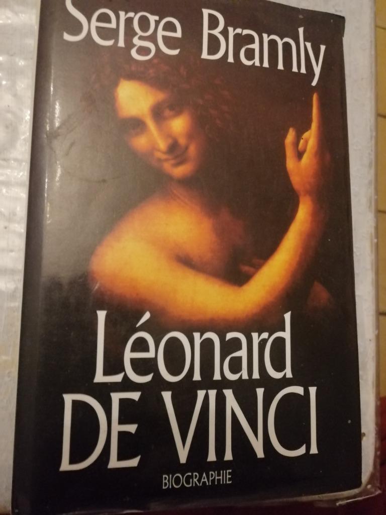 Biographie Léonard de Vinci Serge Bramly 1988, Enlèvement ou Envoi, Comme neuf