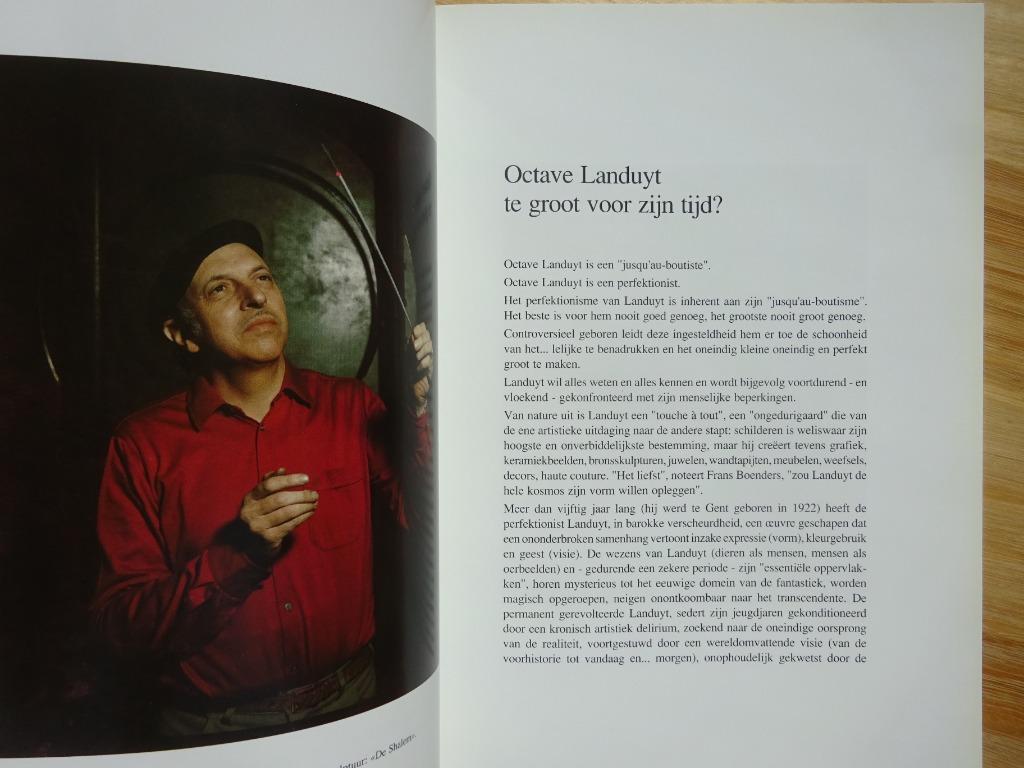 Octave Landuyt, 1992 Casino Knokke, Ophalen of Verzenden, Zo goed als nieuw, Schilder- en Tekenkunst