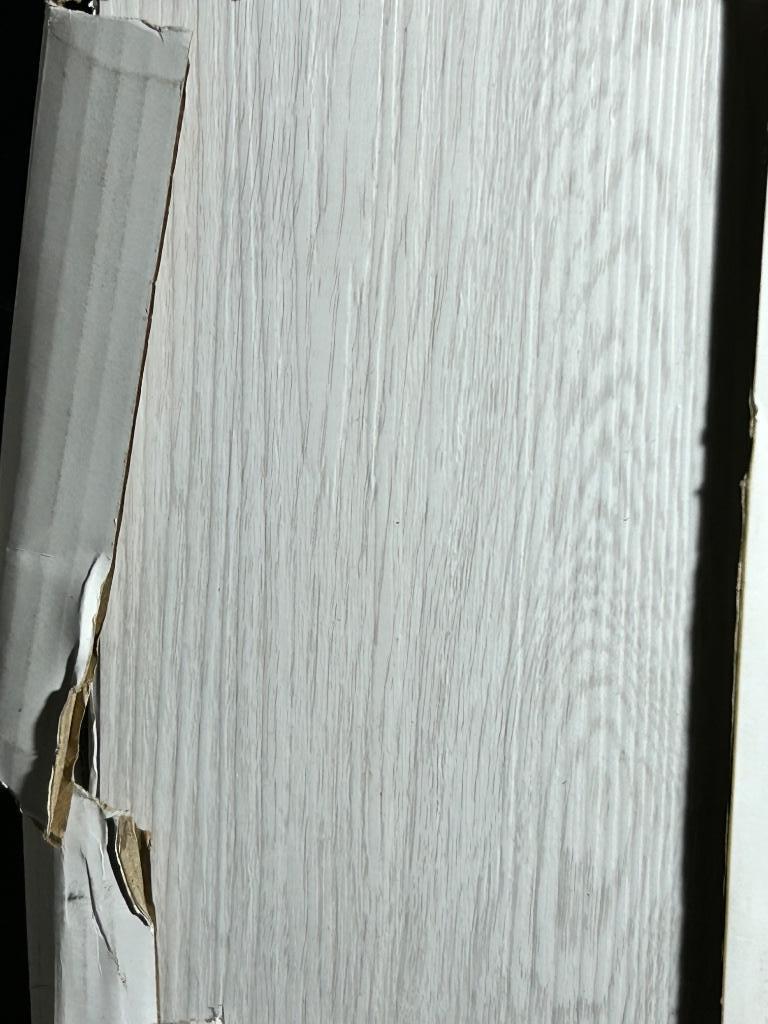 Carrelage PVC autocollant en bois blanc 94x15cm, Neuf, 60 cm ou plus, Carrelage de sol, Enlèvement