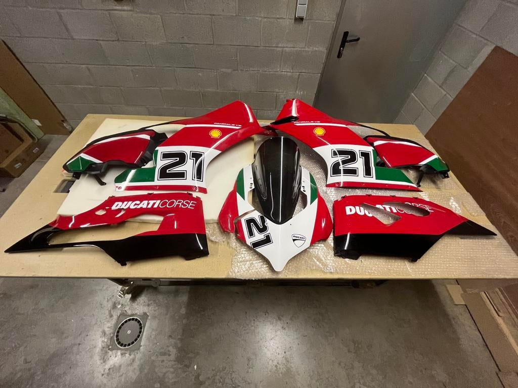 Ducati Panigale v2 originele Troy bayliss kappenset, Ophalen, Gebruikt