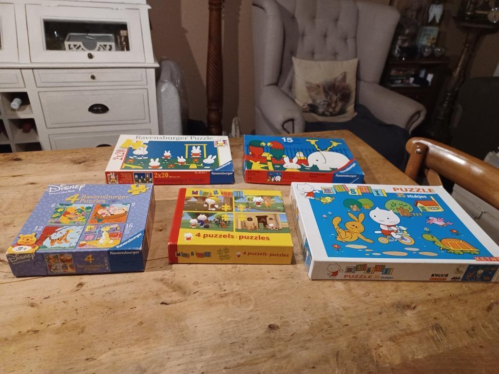 Puzzels NIJNTJE, WINNIE THE POOH EN MUSTI vanaf 3 euro, Kinderen en Baby's, Speelgoed | Kinderpuzzels, Ophalen of Verzenden