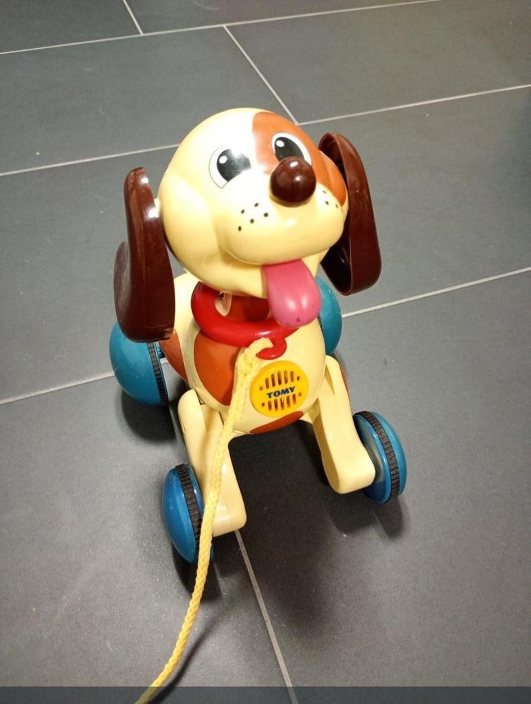 Trekhond Tomy, Ophalen, Gebruikt