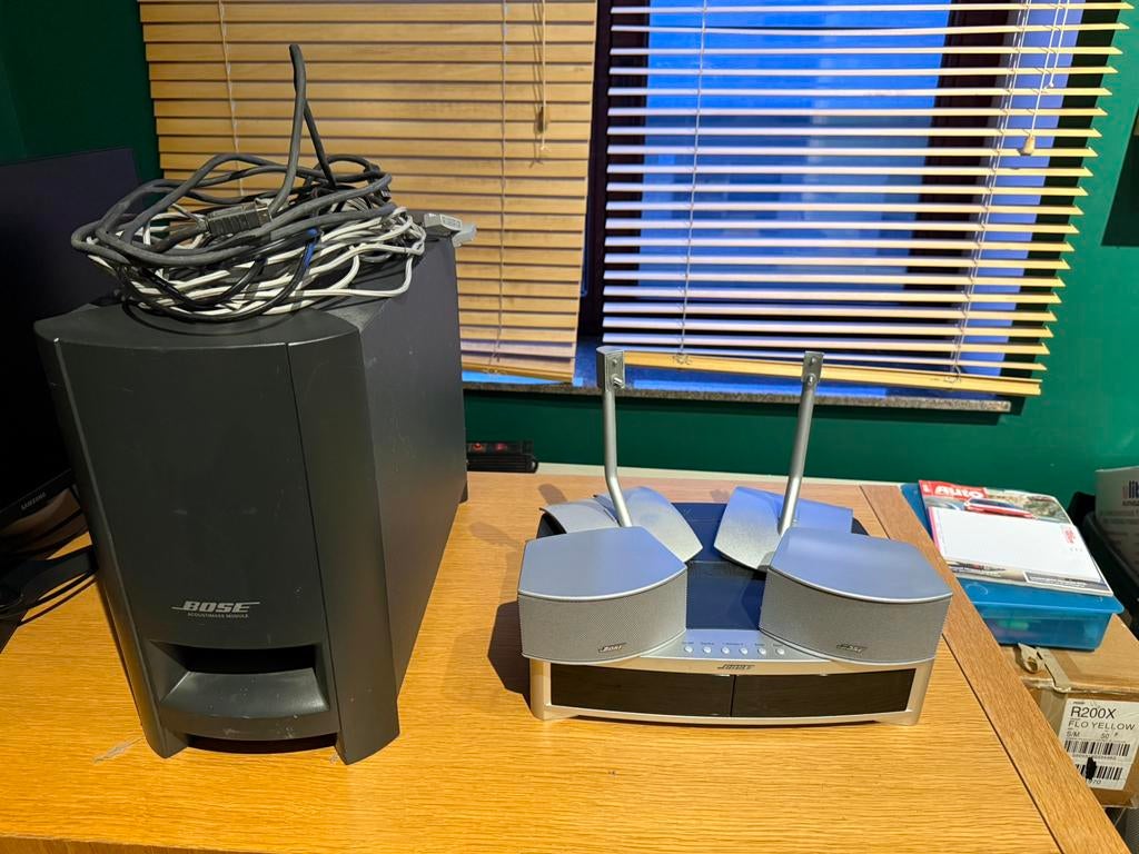 Bose CineMate GS 3-2-1 Series 3 Home Cinema, Gebruikt, 2.1-systeem, Dvd-speler, Ophalen