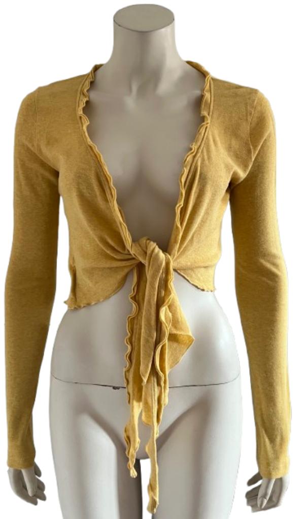 Veste courte et pull MANILA GRACE - 1 - Pre Loved, Vêtements | Femmes, Pulls & Gilets, Comme neuf, Taille 36 (S), Jaune, Envoi