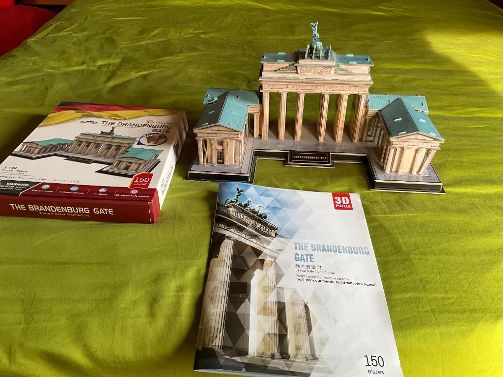 3D puzzel The Brandenburg Gate (Cubic Fun), Ophalen, Meer dan 50 stukjes, Zo goed als nieuw, 6 jaar of ouder
