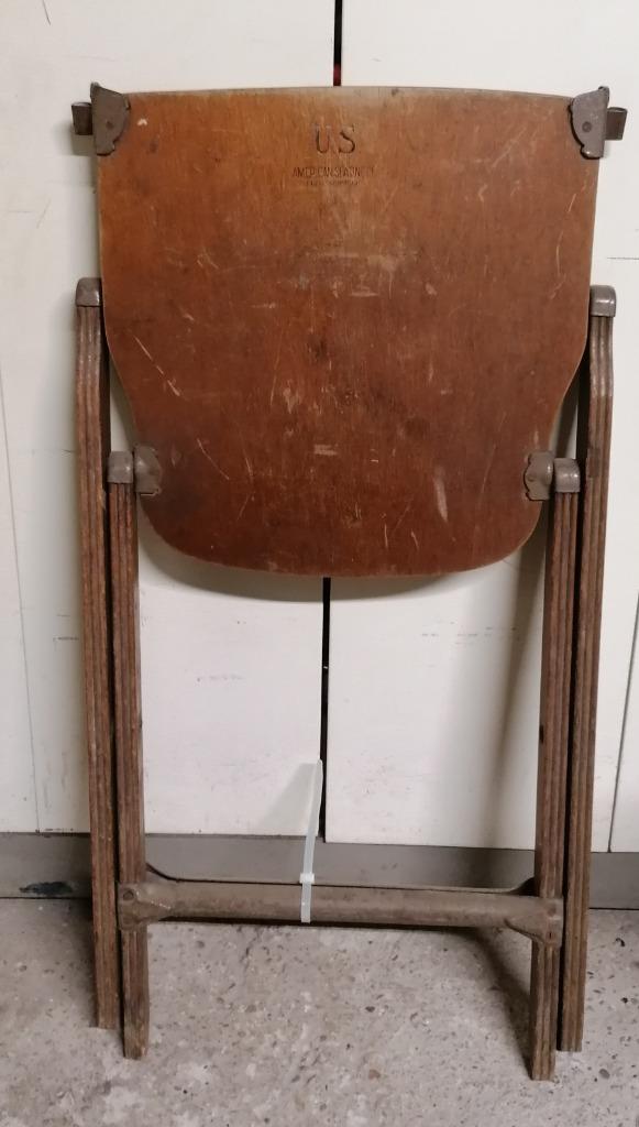 Chaise pliante militaire US Américaine WW2, Envoi