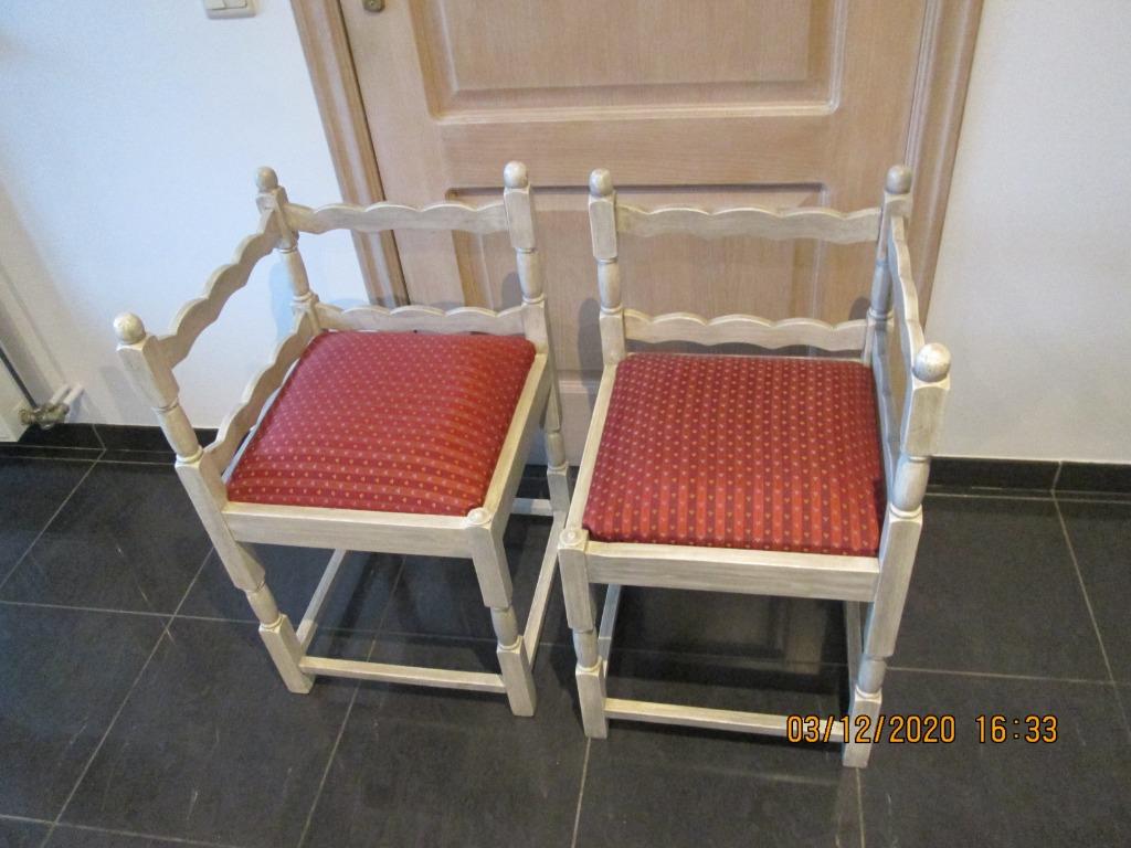 chaise coins de feux, Maison & Meubles, Autres couleurs, Comme neuf, Deux, Enlèvement