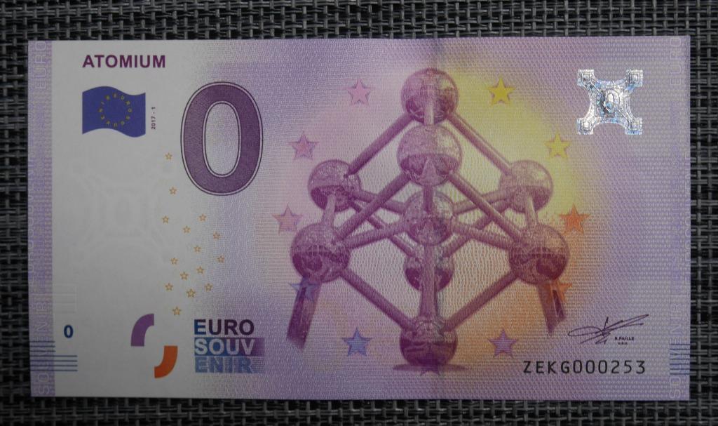 Billet 0 Euro Belgique 2017 UNC, Enlèvement ou Envoi, Série