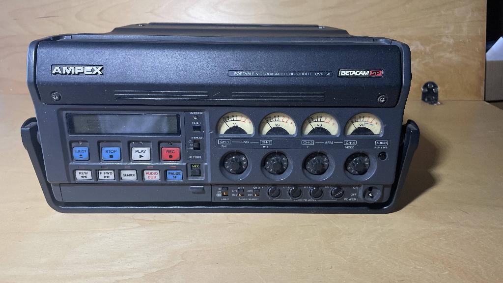 Ampex CVR-50 Betacam recorder, Enlèvement, Magnétophone défectueux