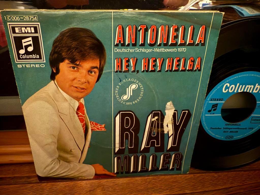Antonella - Hey Hey Helga, 7 inch, Single, Ophalen of Verzenden, Zo goed als nieuw