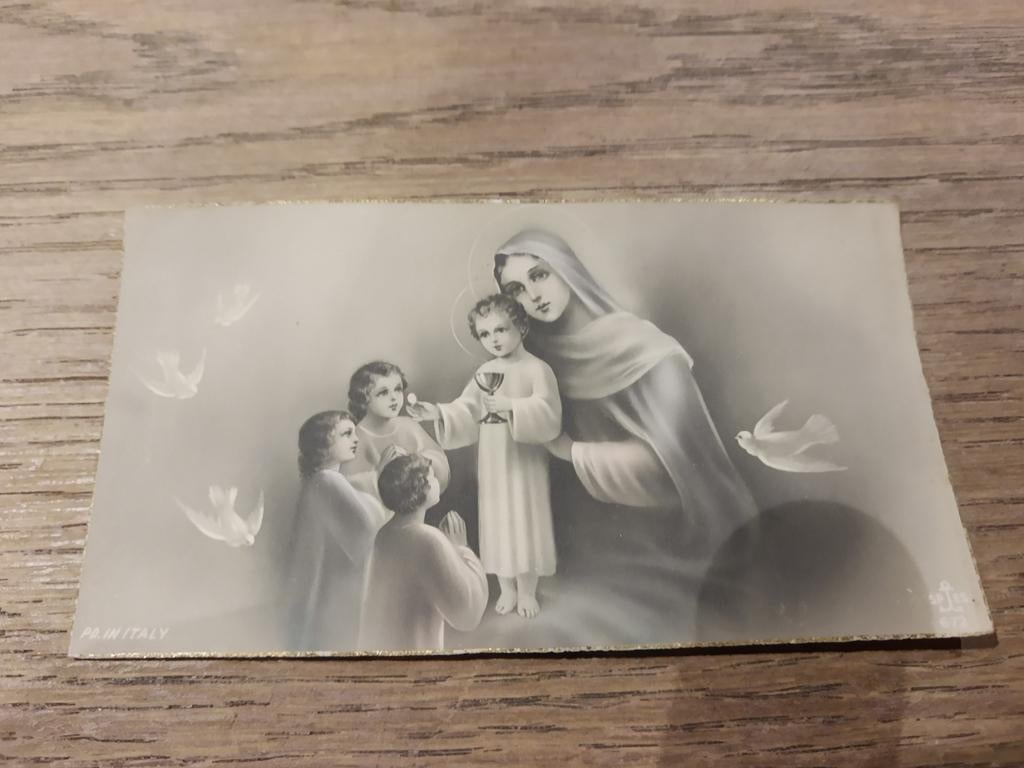 Intrede bij zusters Augustinetsen 1936, Aalst, Alphonsina Go, Verzamelen, Bidprentjes en Rouwkaarten, Ophalen of Verzenden