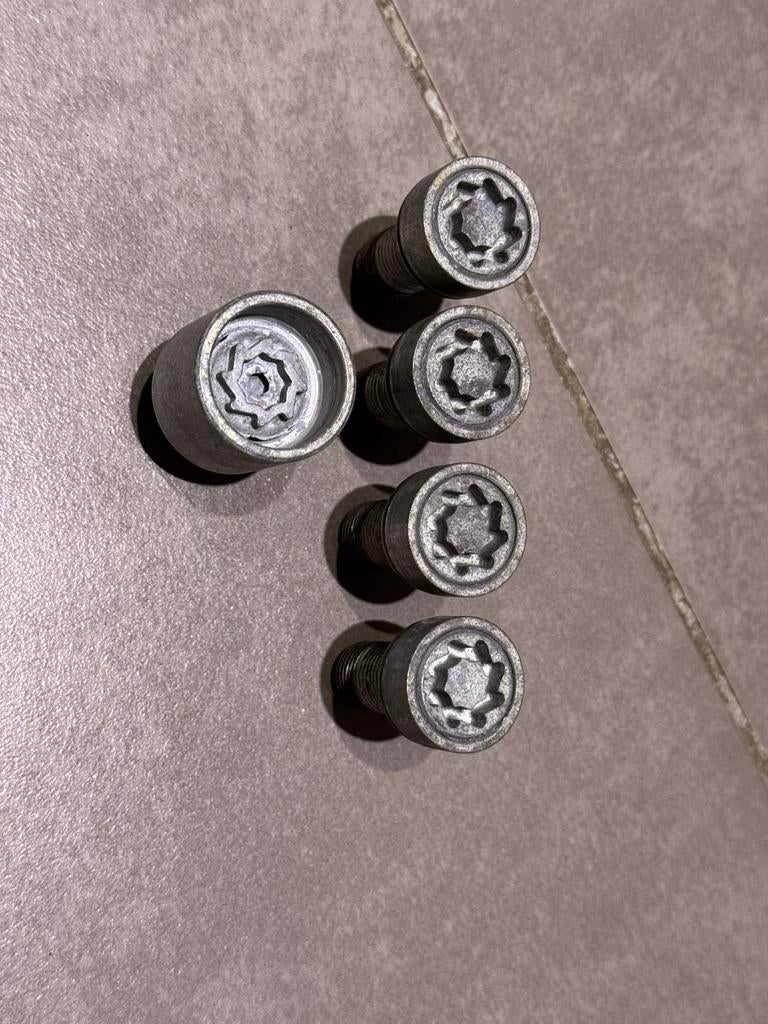 VW-Audi-Seat-Skoda M14 antidiefstalbouten (1,5 mm) 48 mm, Ophalen of Verzenden, Zo goed als nieuw