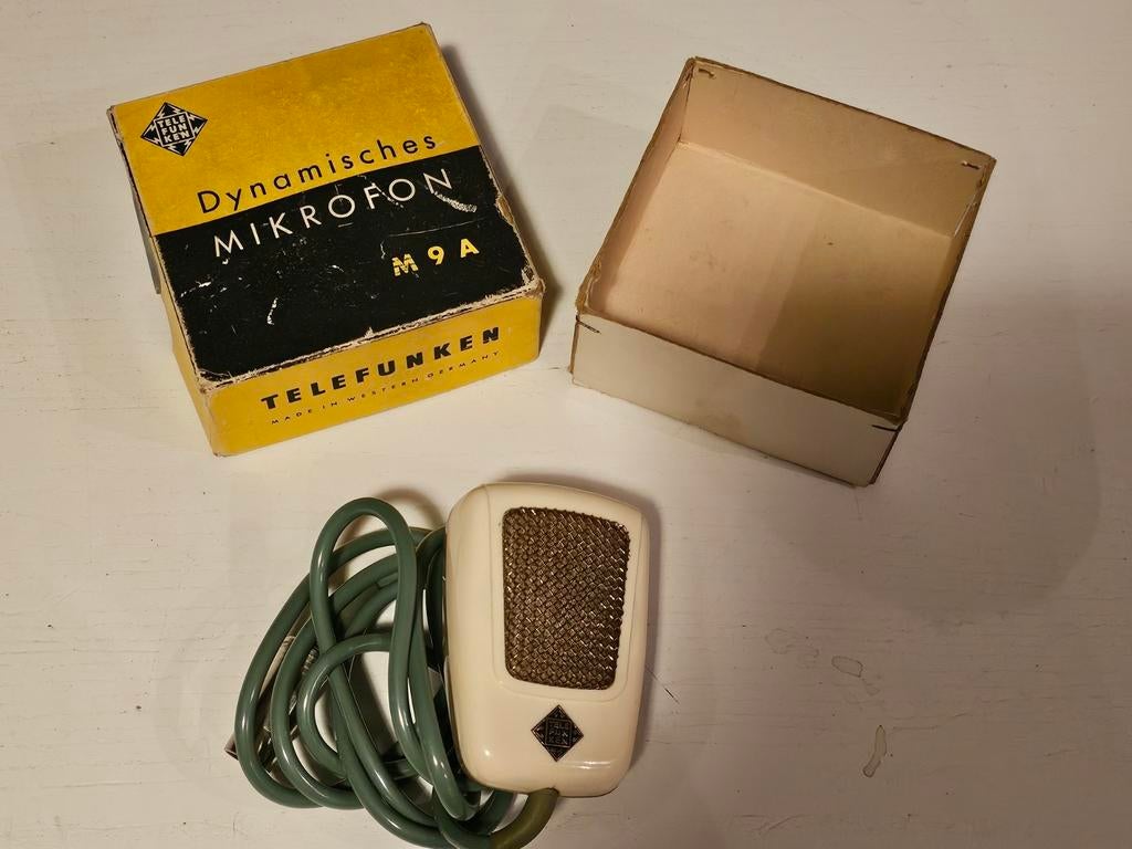 microphone dynamique vintage Telefunken M9A, Musique & Instruments, Enlèvement ou Envoi
