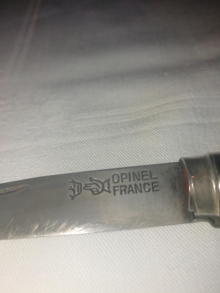 Opinel Nr8 virobloc breveté - la main couronnée, Envoi, Comme neuf