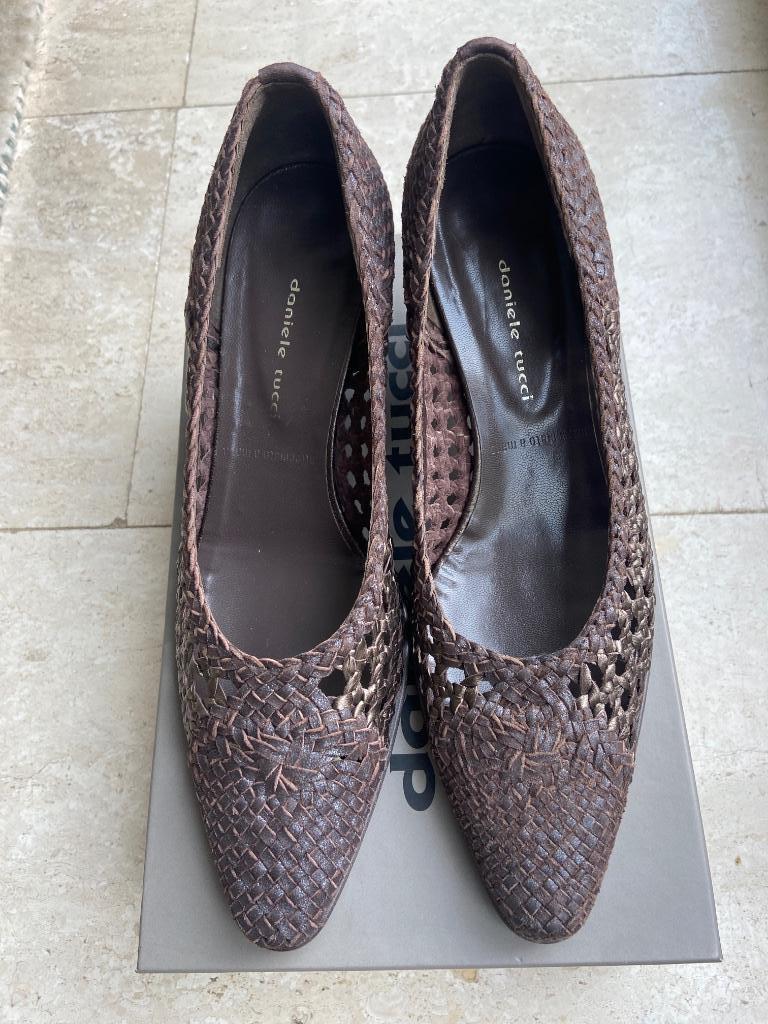Schoenen Tucci zomerschoenen gevlochten, Enlèvement, Brun
