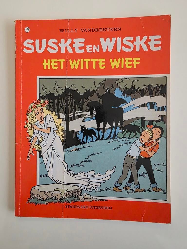 Suske en Wiske - 227 Het witte wief - Eerste druk, Boeken, Stripverhalen, Gelezen, Willy Vandersteen, Eén stripboek, Ophalen of Verzenden