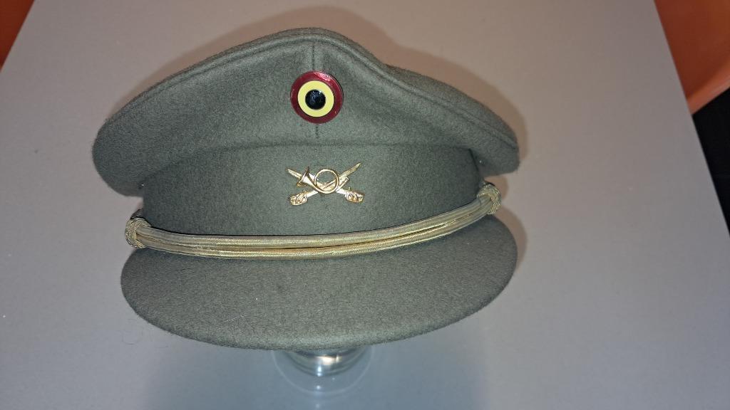 BELGIQUE - ABL - KEPI OFFICIER CHASSEUR A CHEVAL - 1982, Enlèvement ou Envoi, Armée de terre, Casque ou Béret