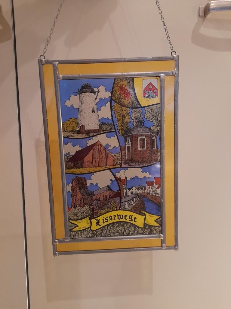 Brandglas in lood, Antiek en Kunst, Ophalen