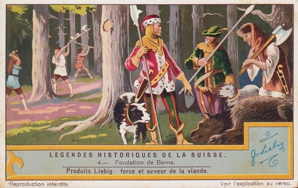 1931 - LIEBIG - Légendes historiques de la Suisse, Verzamelen, Verzenden, Buitenland, Zo goed als nieuw, Voor 1940