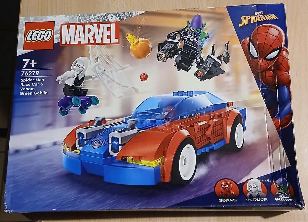 Lego marvel set 76279 - spider man race car & venom, Enlèvement, Neuf, Ensemble complet, Lego