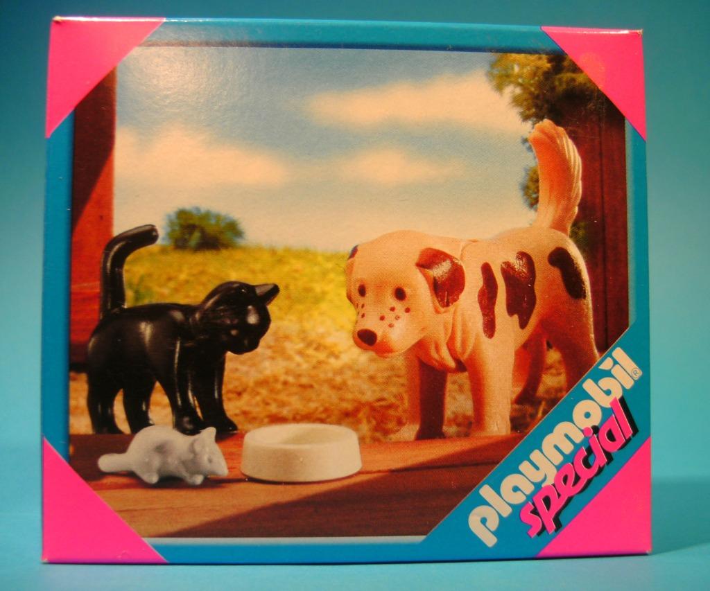 PLAYMOBIL - HOND, KAT & MUIS set - 4563 -  Nieuw - vintage-, Enlèvement ou Envoi, Neuf, Ensemble complet