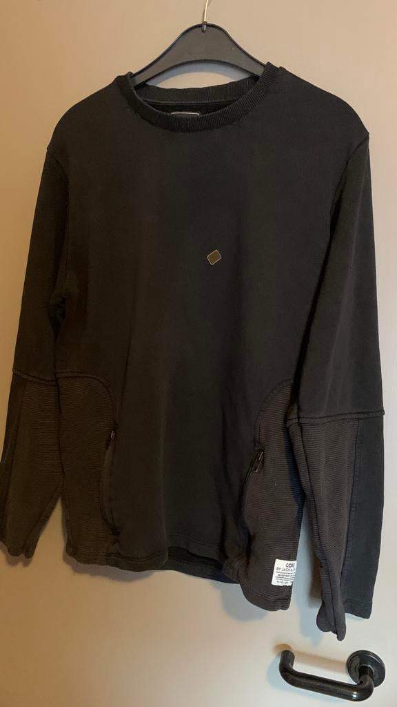Sweat noir Core pour homme taille L, Porté, Taille 52/54 (L), Noir, Jack & Jones