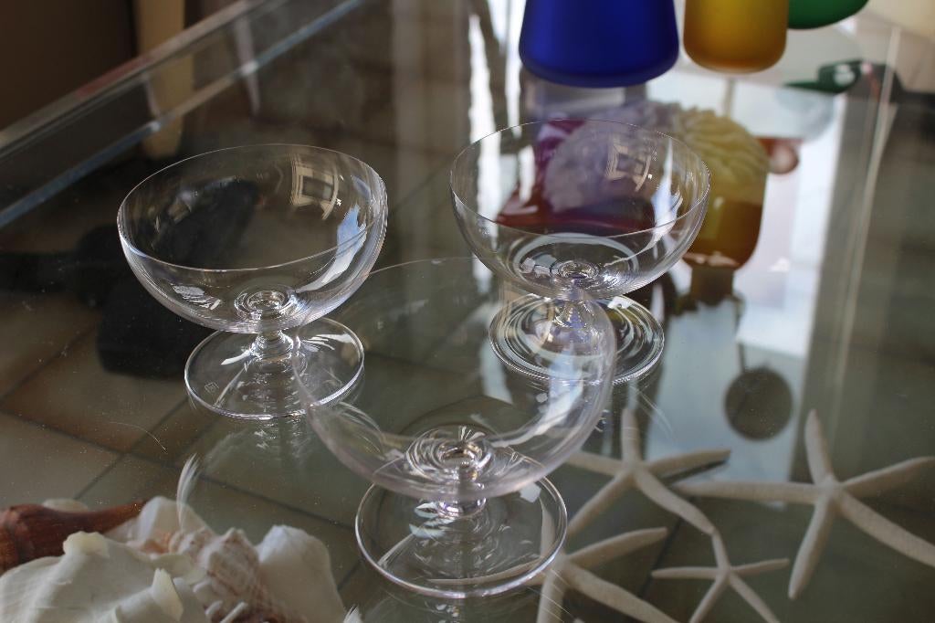 3 coupes cristal Riedel, Enlèvement ou Envoi, Neuf, Cristal, Verre ou Verres