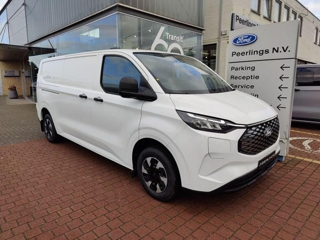 Ford E-Transit Transit E-custom, Auto's, Ford, Elektrisch, Monovolume, Automaat, Wit, Zwart