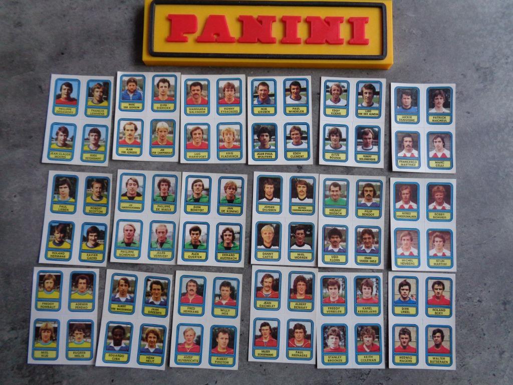 AUTOCOLLANTS PANINI FOOTBALL 79 PHOTOS 18X ANNO 1979, Envoi, Comme neuf