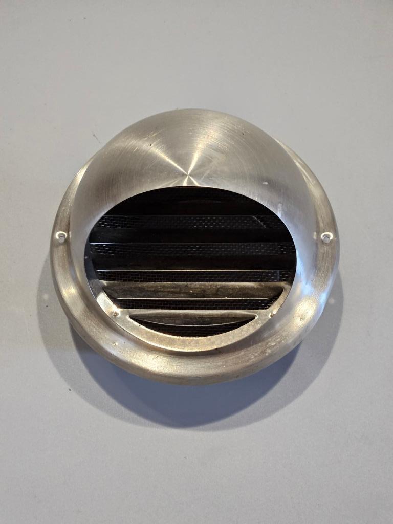 Inox afdekkap voor afvoerbuis ventilatie dampkap, Ophalen of Verzenden, Nieuw