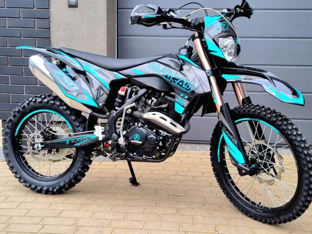 crosser/dirtbike Alfarad T7 250cc 21/18 15 Kw, Motoren, Motoren | Yamaha, Bedrijf, Crossmotor, 12 t/m 35 kW, 1 cilinder, LED Verlichting