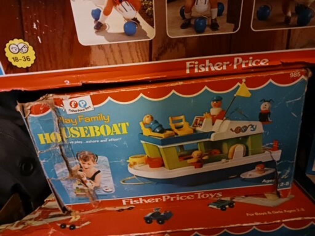 fisher price vintage boot, Kinderen en Baby's, Speelgoed | Fisher-Price, Ophalen of Verzenden