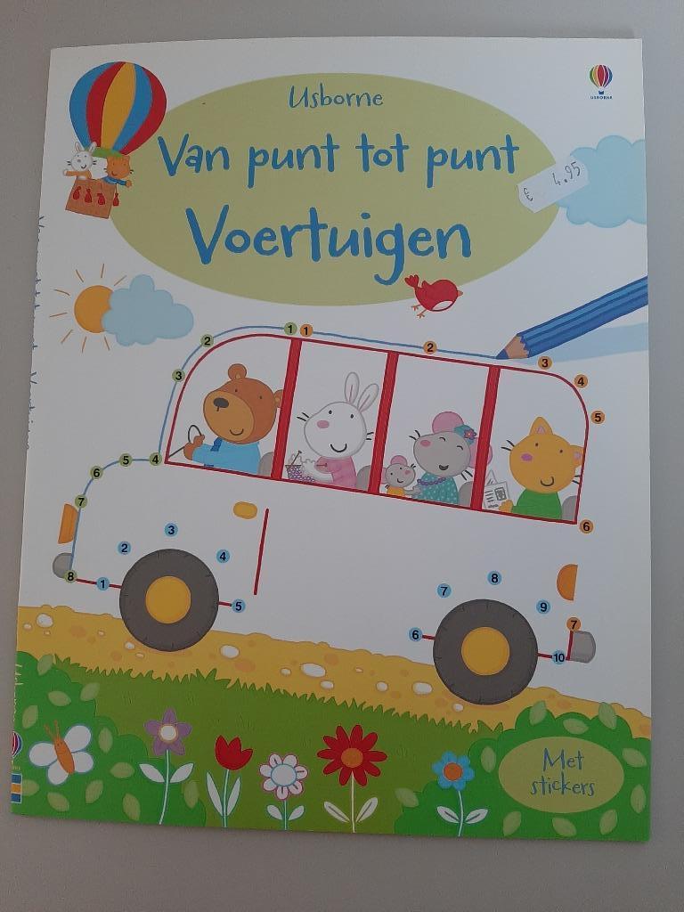 Boekje: Van punt tot punt, met stickers Usborne, Ophalen, Nieuw, Rekenen